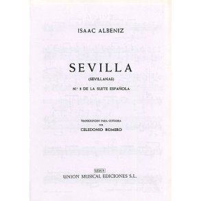 Albeniz Sevilla Sevillanas No.3 De La Suite Espanola (romero) Gtr