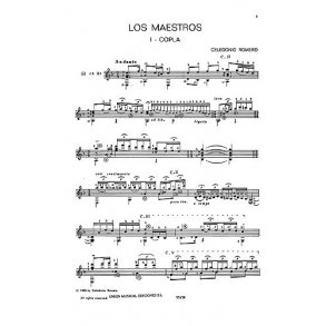 Romero: Los Maestros Tres Canciones Para Tres Principales for Guitar
