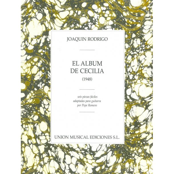 Rodrigo: El Album De Cecilia Para Guitarra