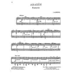 Albeniz: Aragon Fantasia for Piano Four Hands