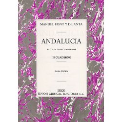 Manuel Font Y De Anta: Andalucia Iii Cuaderno
