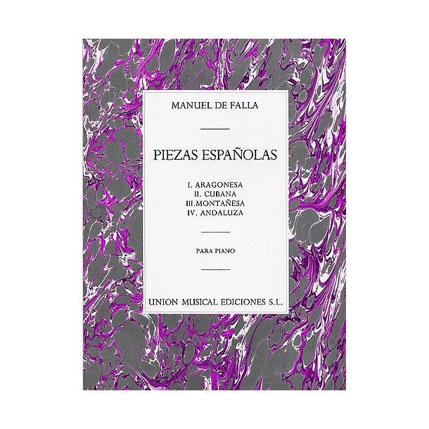 De Falla: Piezas Espanolas Piano