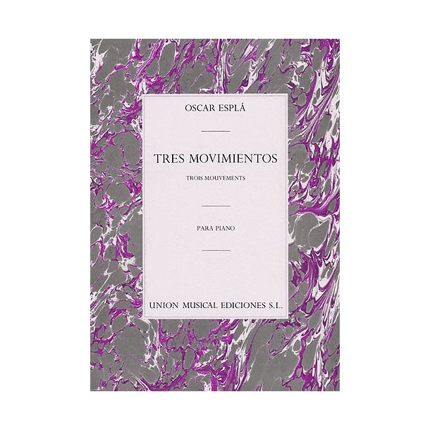 Espla Tres Movimientos Para Piano