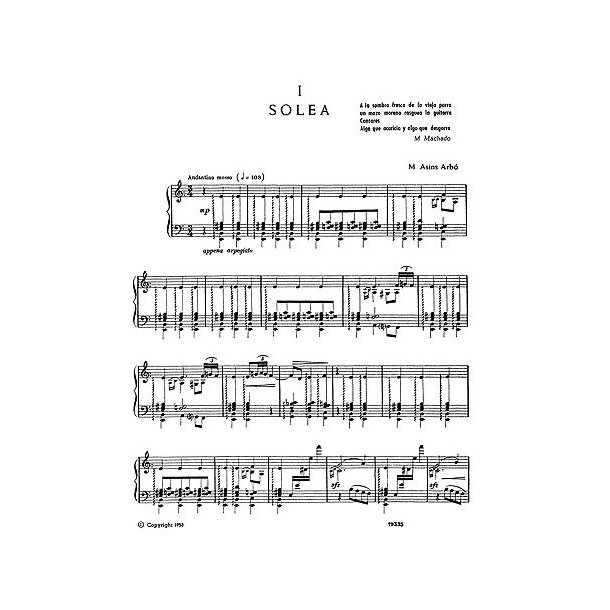 Miguel Asins Arbo: Flamenco for Piano