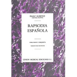 Albeniz Rapsodia Espanola (halffter) 2 Pf