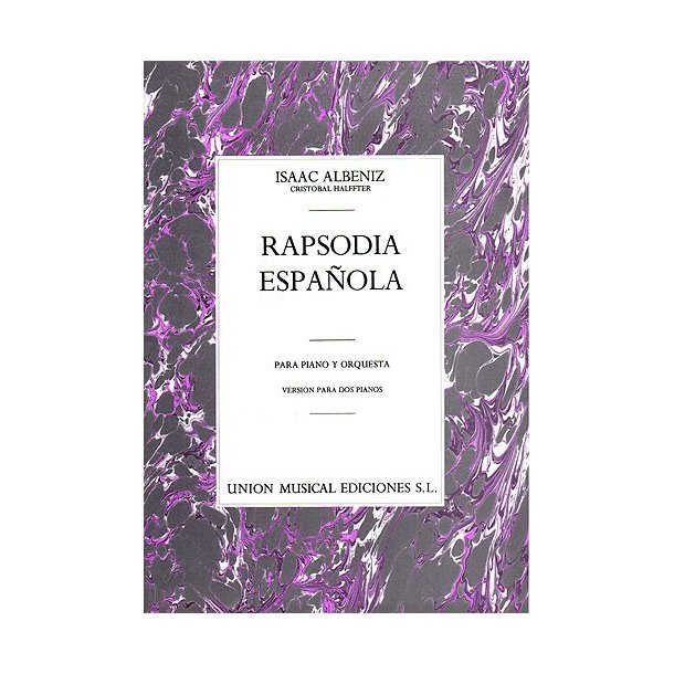 Albeniz Rapsodia Espanola (halffter) 2 Pf