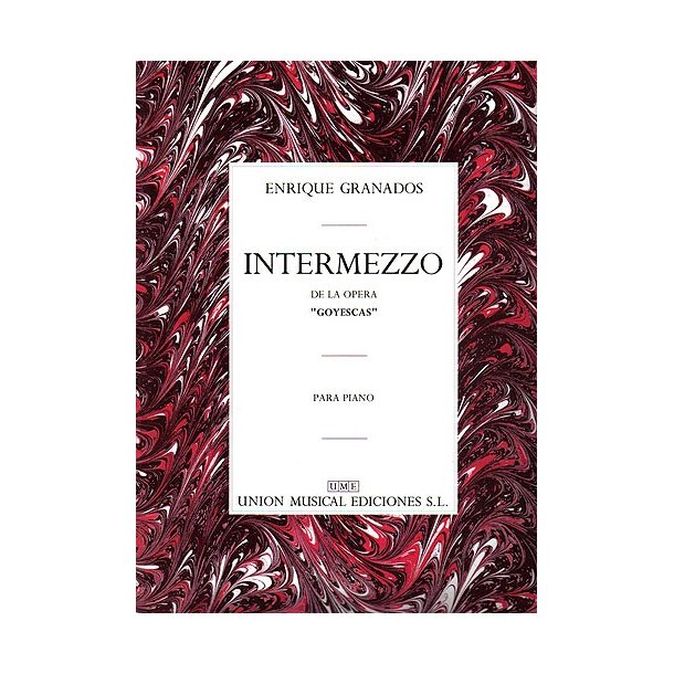 Granados Intermezzo From Goyescas Piano