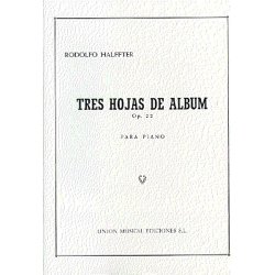 Rodolfo Halffter: Tres Hojas De Album Op. 22