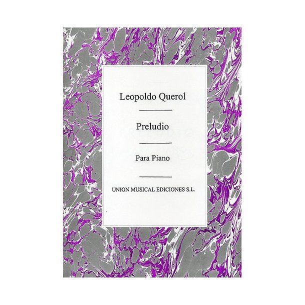 Querol: Preludio for Piano