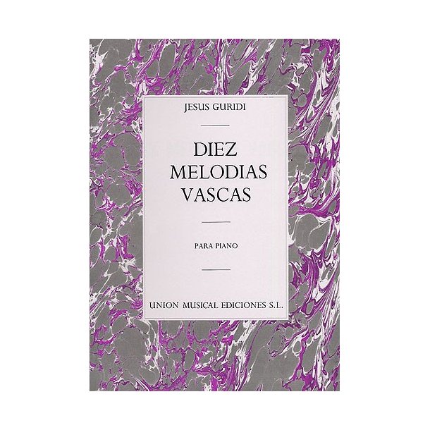 Guridi Diez Melodias Vascas Piano