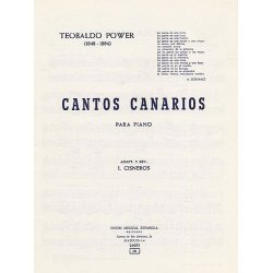 Power Cantos Canarios Rev Cisneros Piano