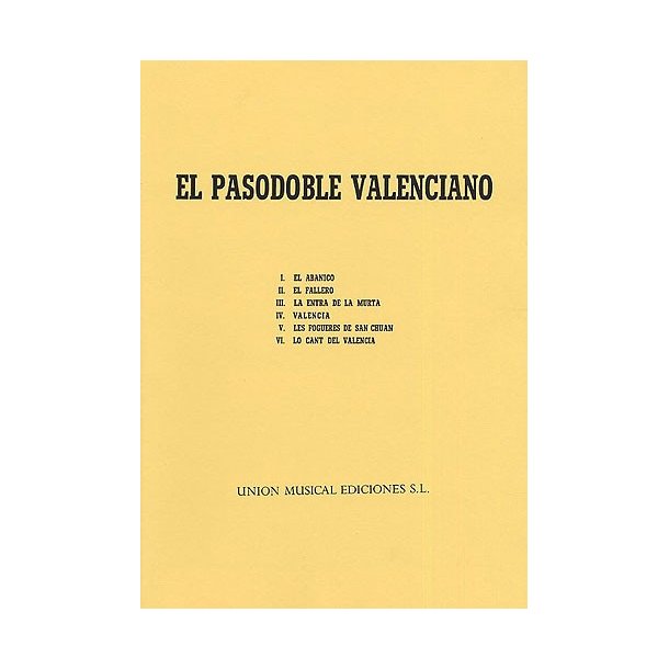 Pasodoble Valenciano Piano Album