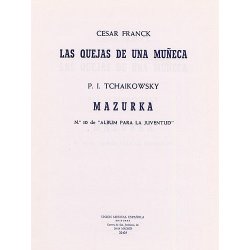 Franck Las Quejas/tchaikovsky Mazurka