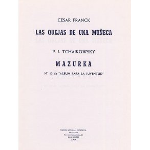 Franck Las Quejas/tchaikovsky Mazurka