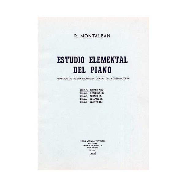 Montalban Metodo Piano 1