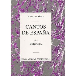 Albeniz Cordoba No.4 De Cantos De Espana Op.232 Piano