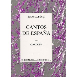 Albeniz Cordoba No.4 De Cantos De Espana Op.232 Piano