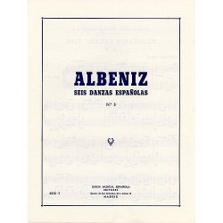 Albeniz Danza Espanola No.3 Piano