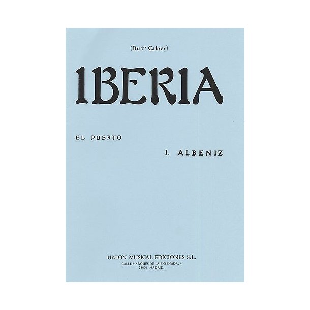 Albeniz El Puerto From Iberia Piano
