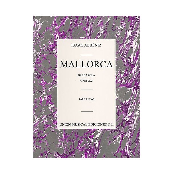 Albeniz Mallorca Barcarola Op.202 Piano