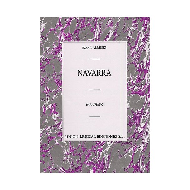 Albeniz Navarra Op. Post Completed By Severac Piano
