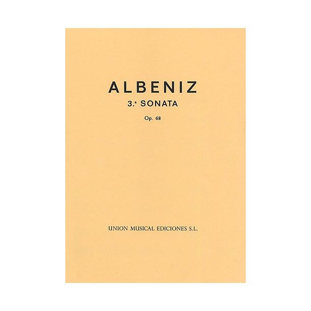 Albeniz Tercera Sonata Op.68 Piano