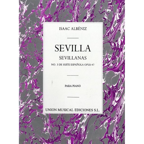 Albeniz Sevilla Sevillanas No.3 De Suite Espanola Piano
