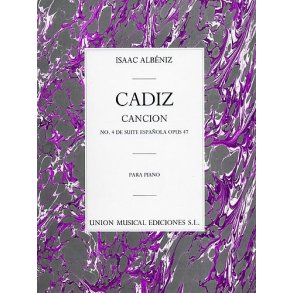 Albeniz: Cadiz Cancion No.4 De Suite Espanola Op.47