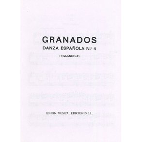 Granados Danza Espanola No.4 Villanesca Piano