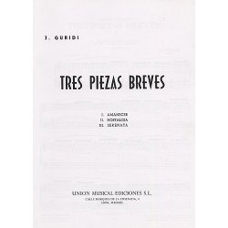 Guridi Tres Piezas Breves Piano
