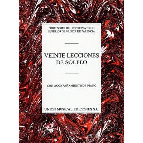 Varios Veinte Lecciones De Solfeo