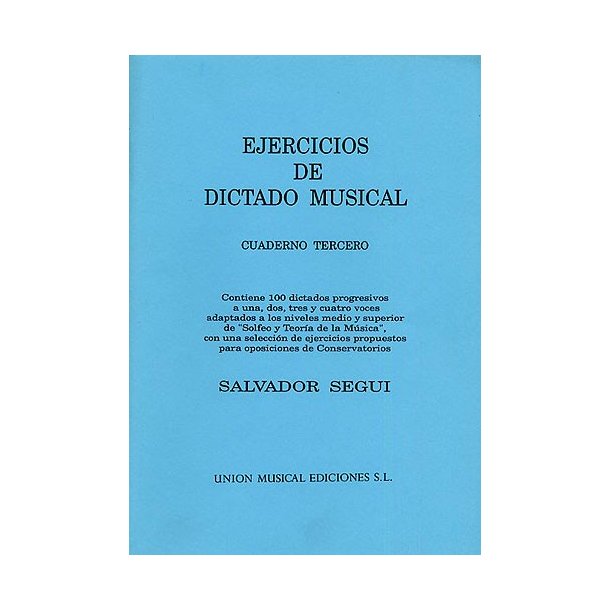 Segui Ejercicios De Dictado Musical Volume 3