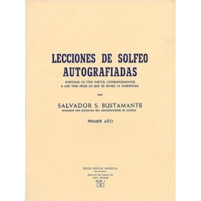 Bustamante Lecciones De Solfeo I
