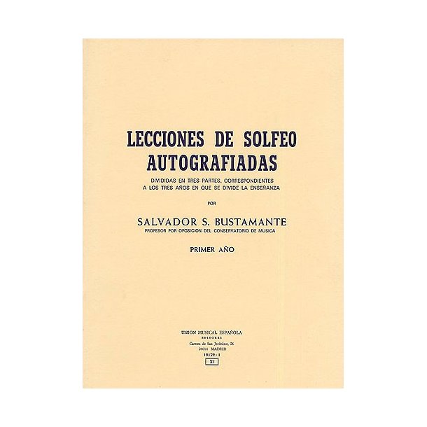 Bustamante Lecciones De Solfeo Ii