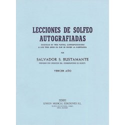 Bustamante Lecciones De Solfeo Iii