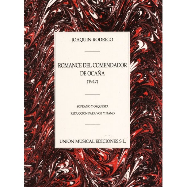 Joaquin Rodrigo: Romance Del Comendador De Ocana (Piano Reduction)