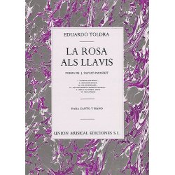 Toldra La Rosa Als Llavis Voice/piano