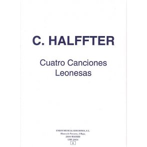C. Halffter: Cuatro Canciones Leonesas
