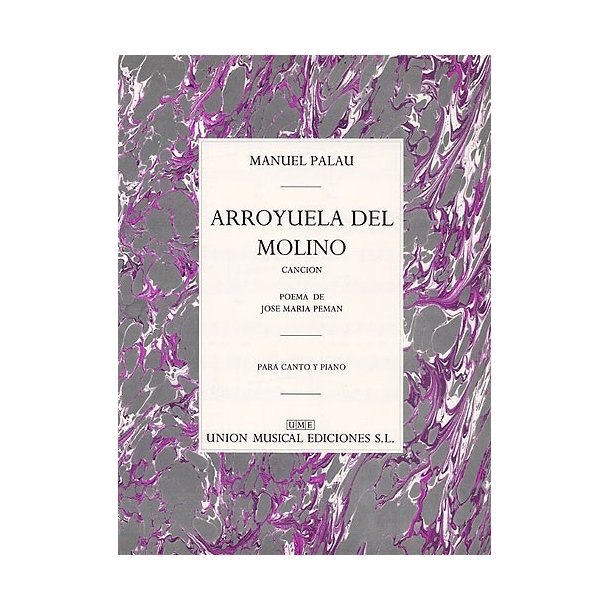 Palau Arroyuelo Del Molino Voice/piano