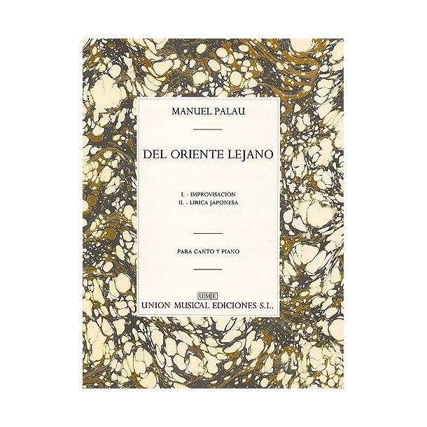 Palau Del Oriente Lejano Voice/piano