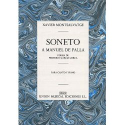 Xavier Montsalvatge: Soneto A Manuel De Falla