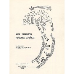 Angel Oliver Pina: Siete Villancicos Populares Espanolas - Voice/Piano