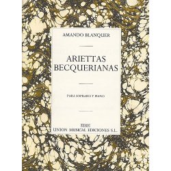 Amando Blanquer: Ariettas Becquerianas