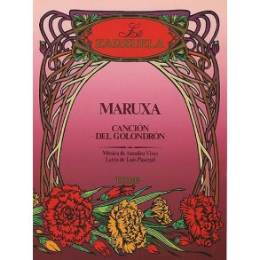 Vives Cancion Del Golondron From Maruxa Voice/piano