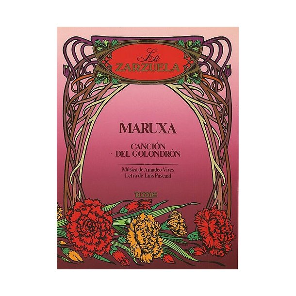 Vives Cancion Del Golondron From Maruxa Voice/piano