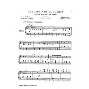 Chueca: La Alegria De La Huerta No.4