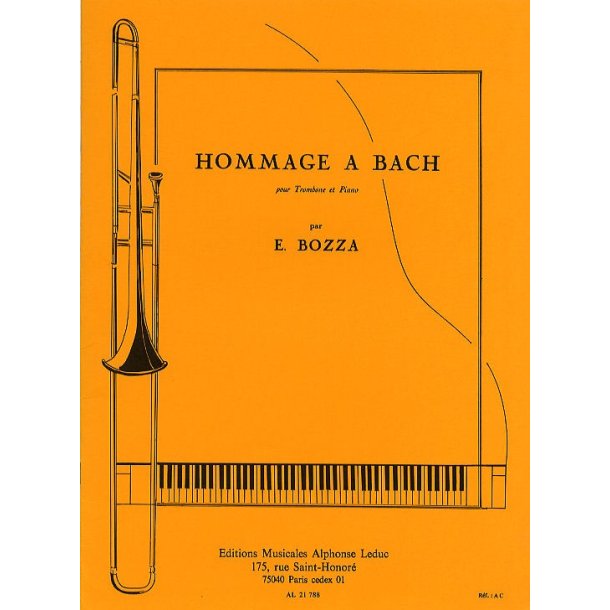 Eugne Bozza: Hommage  Bach (Trombone/Piano)