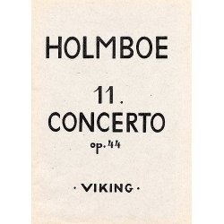 Vagn Holmboe: Chamber Concerto For Trumpet Op.44 No.11 (Study Score)