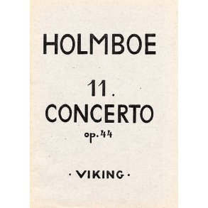 Vagn Holmboe: Chamber Concerto For Trumpet Op.44 No.11 (Study Score)