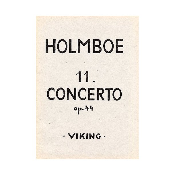 Vagn Holmboe: Chamber Concerto For Trumpet Op.44 No.11 (Study Score)